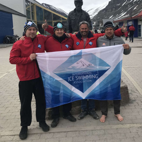 North Most Ice Mile record, foto: International Ice Swimming Association